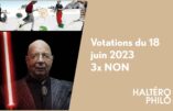 Emission d'Haltérophilo sur la votation du 18 juin 2023, la Grande Réinitialisation et la tyrannie mondialiste