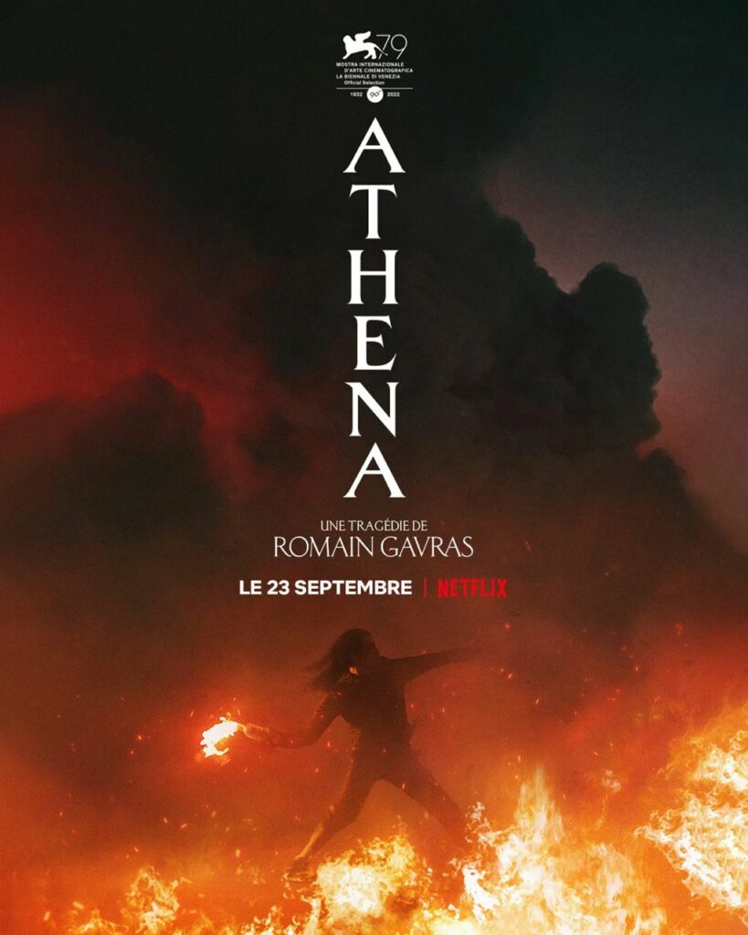 Affiche du film Athena dans lequel jouait l'avocat de la mère de Nahel