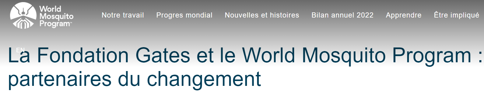 La Fondation Gates, partenaire du World Mosquito Program