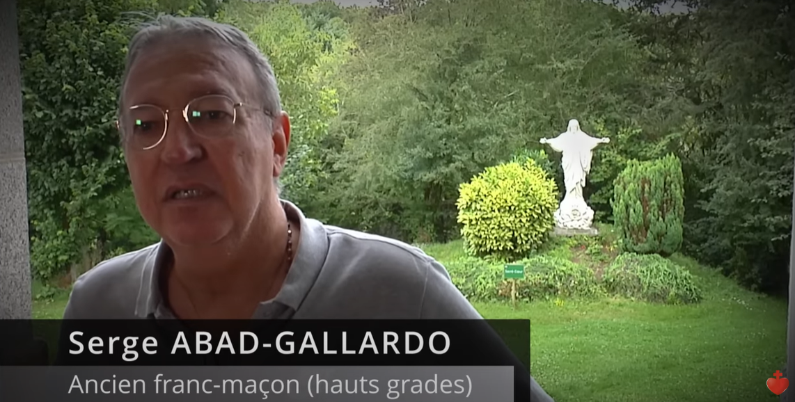 Serge Abad Gallardo dénonce la franc-maçonnerie à la manœuvre