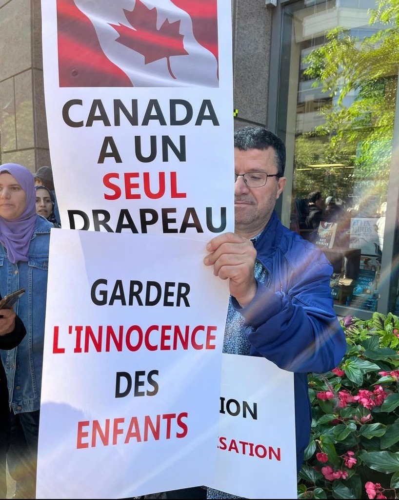 Canada, manifestation #1MillionMarch4Children contre l'endoctrinement LGBT à l'école