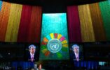 Le Secrétaire général des Nations Unies, António Guterres au sommet des ODD, septembre 2023