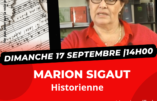 Conférence de Marion Sigaut à Tarbes le 17 septembre 2023