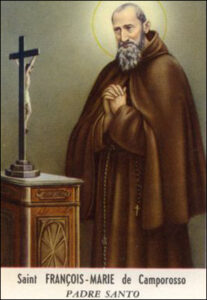Saint François-Marie de Camporosso, Confesseur, Premier Ordre Capucin, vingt septembre