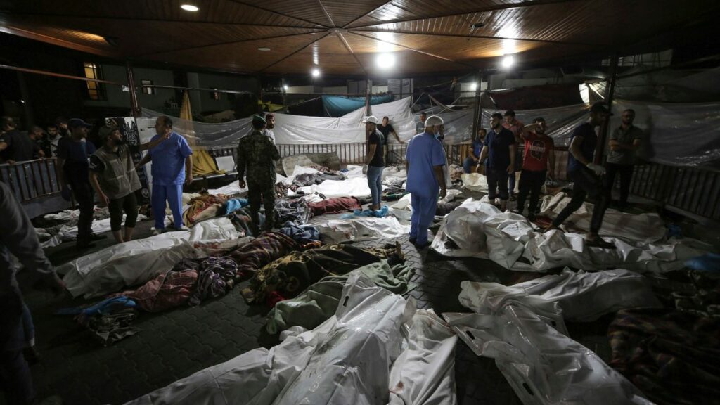 Le bombardement de l'hôpital Al-Ahli Arab, à Gaza