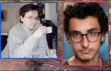 A gauche Dominique Bernard, à droite son assassin Mohammed Mogouchkov