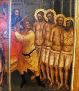 Les Quatre saints Couronnés, Martyrs, huit novembre