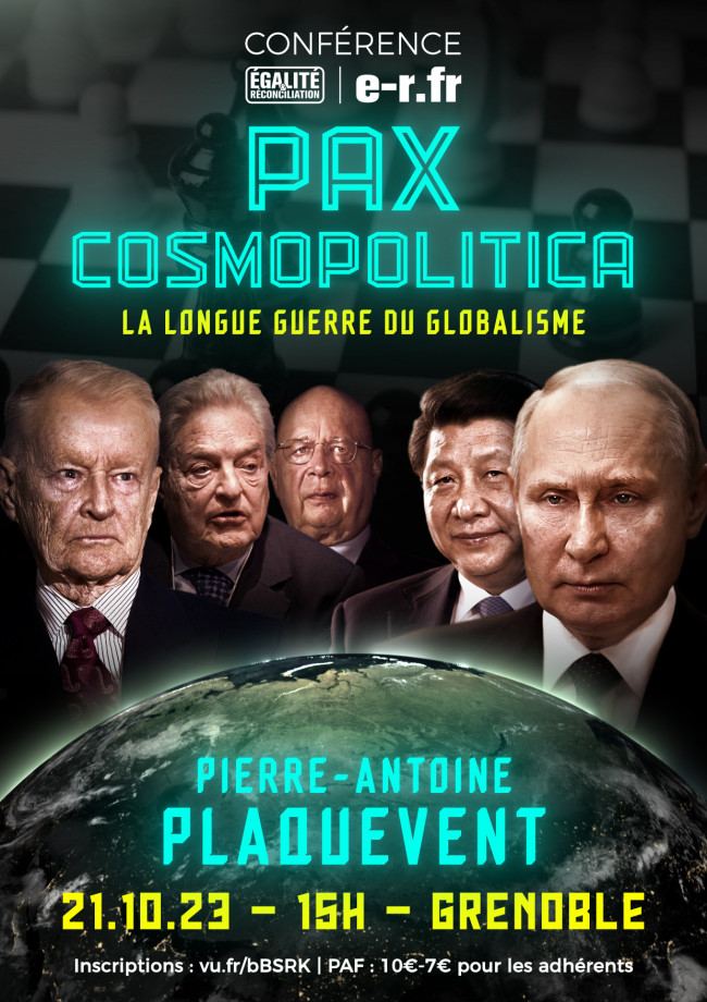 Pax Cosmopolitica, conférence de Plaquevent