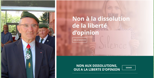 Le Colonel Jean-Jacques Doucet contre la dissolution de Civitas