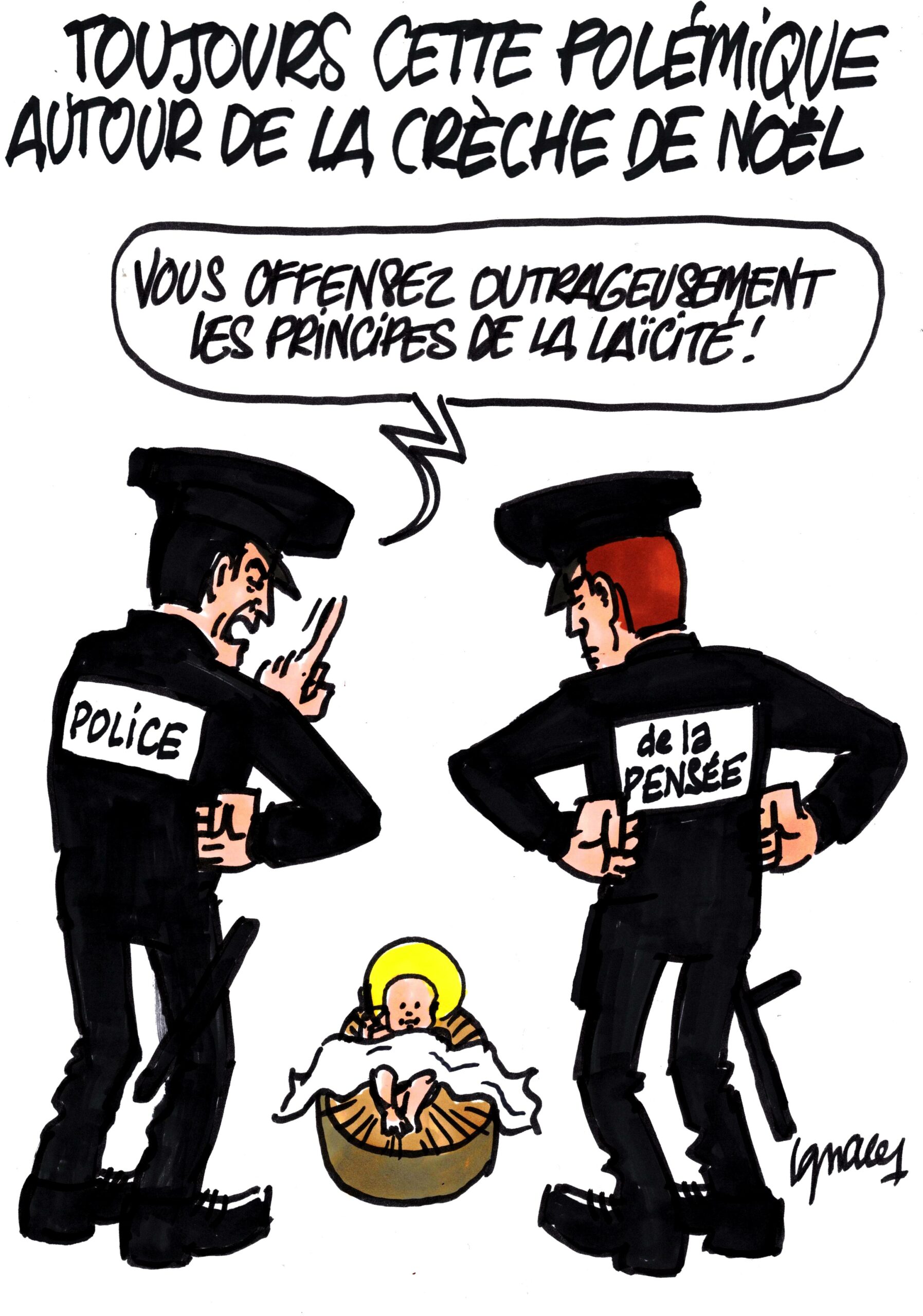 Ignace - Crèche de Noël vs laïcité