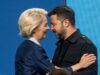 Ursula von der Leyen, Présidente de la Commission Européenne, et Volodymyr Zelensky, Président de l'Ukraine
