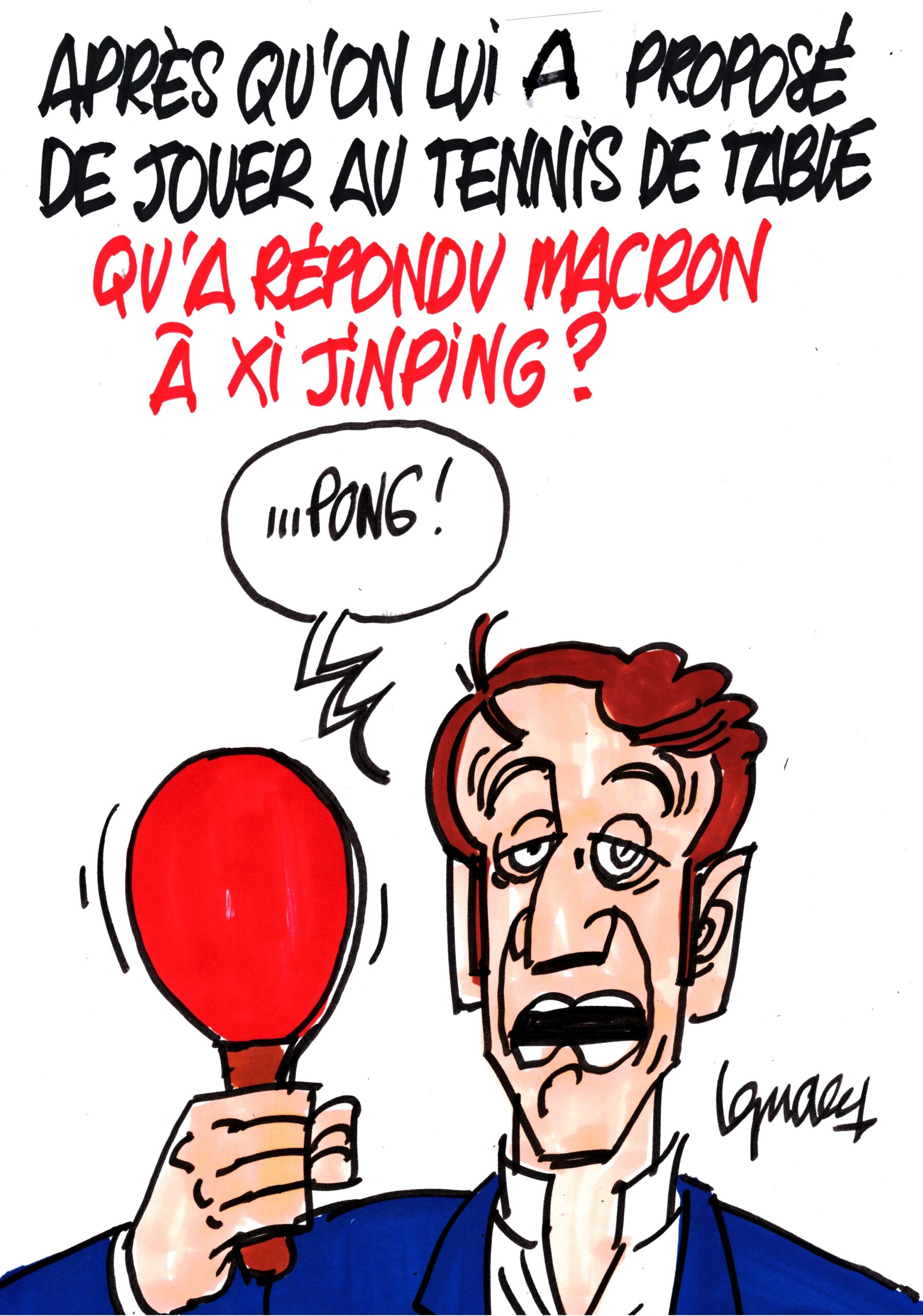 Ignace - Macron, la Chine et le tennis de table