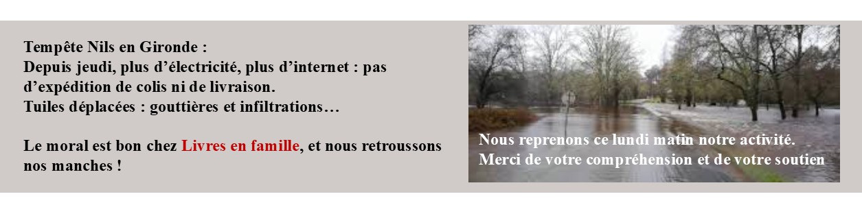 Tempête Nils en Gironde & Livres en Famille