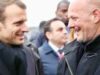 Franck Serfati, que l'on voit ici tout sourire avec Emmanuel Macron, sera le candidat de Reconquête, choisi par Sarah Knafo, pour la mairie du XIXe arrondissement de Paris