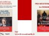 Philippe de Villiers et Jacques de Villiers : des prix littéraires !