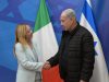 Italie - 13 avril 2026 - Giorgia Meloni suspend le renouvellement automatique de l’accord de défense avec Israël, compte tenu de la situation actuelle