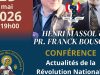 Vendredi 29 mai : conférence-dîner avec Henri MASSOL et le Pr. Franck BOUSCAU, organisé par l’Association Sainte Geneviève.
