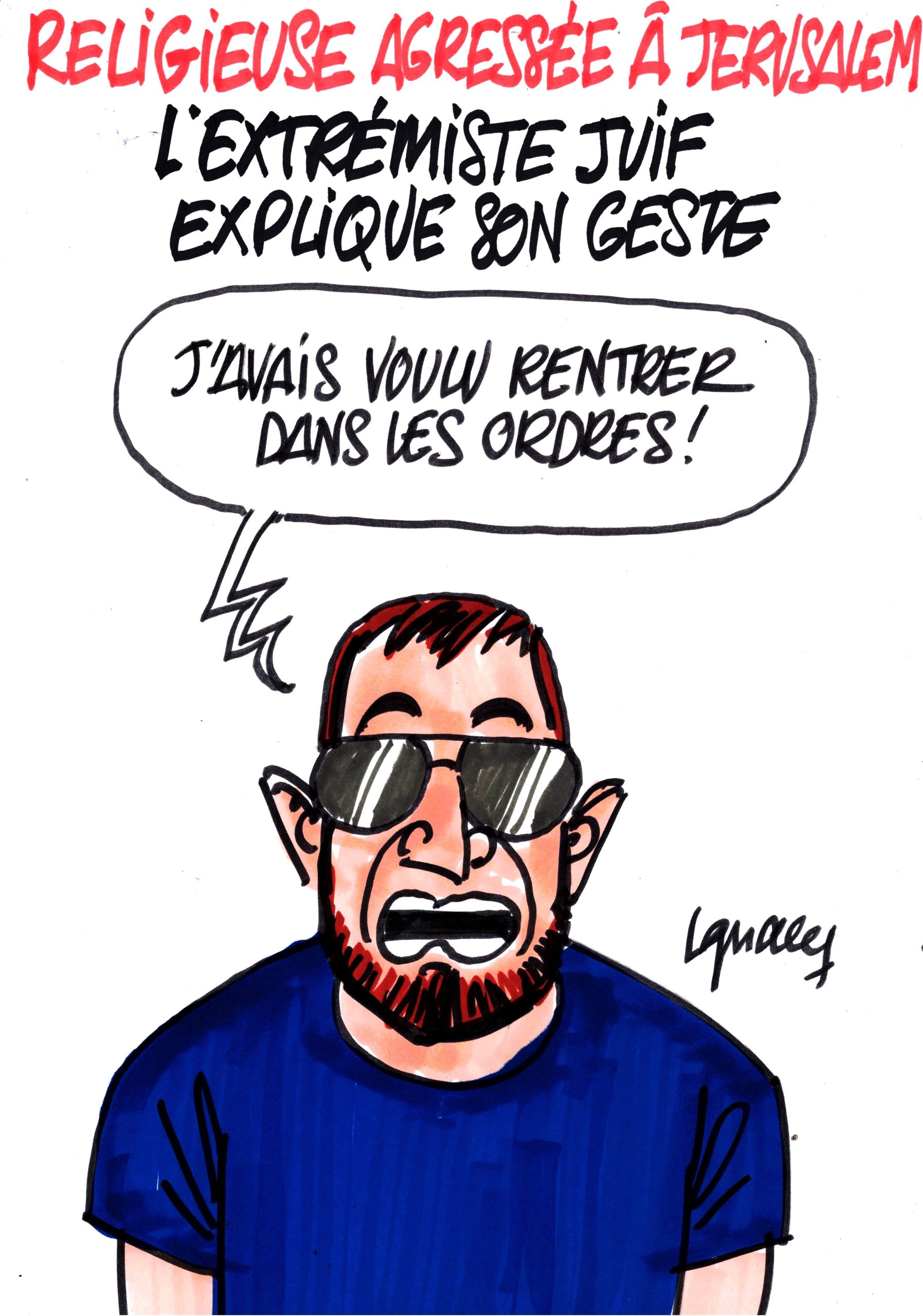 Ignace - Religieuse agressée par un Juif extrémiste