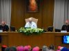 Lundi 25 mai 2026 - Le Pape Léon XIV, lors de la promulgation de sa première lettre encyclique, intitulée Magnifica humanitas, dans la salle du synode du Vatican