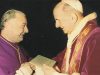 L’archevêque Annibale Bugnini, figure centrale de la nouvelle messe de Paul VI (ici avec Paul VI)