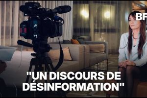 Image : capture d'écran de la télévision macronienne BFM TV.