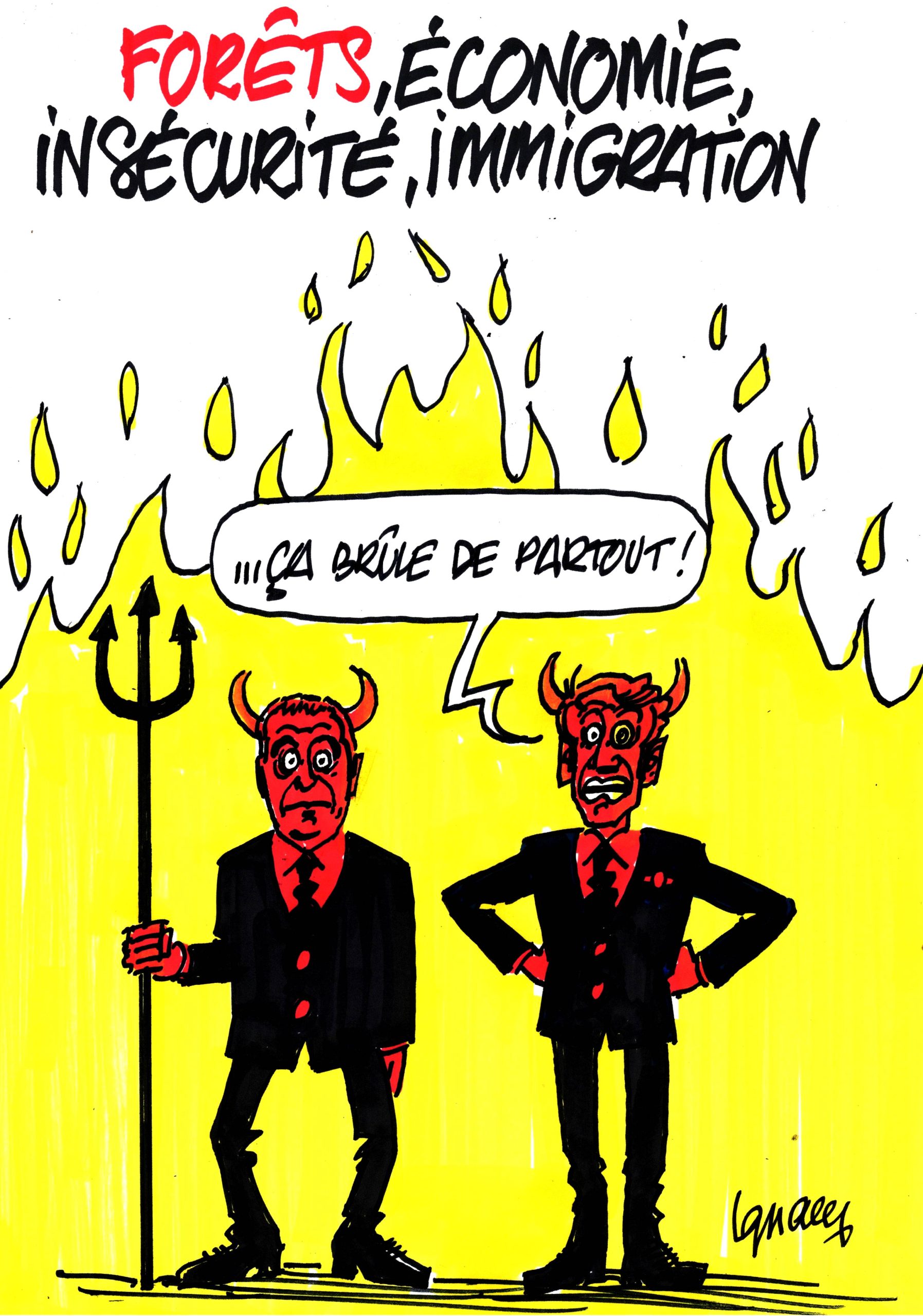 Ignace - Incendies en France